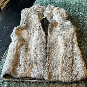 Michael Kors Rabbit Fur Vest size small